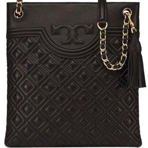 tory burch fleming swingpack black